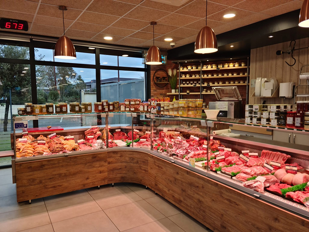vitrine Boucherie de la Teste