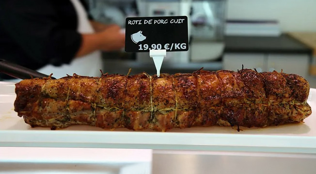 rôti de porc cuit Boucherie de la Teste rôti de porc cuit Boucherie de la Teste